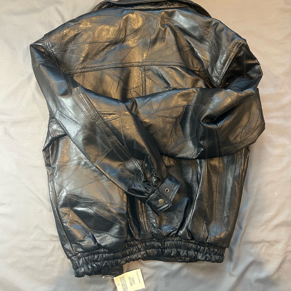 Vintage Harrah’s Philippe Lenore / Las Vegas Leather Jacket (BRAND NEW W TAGS) - Picture 9 of 10